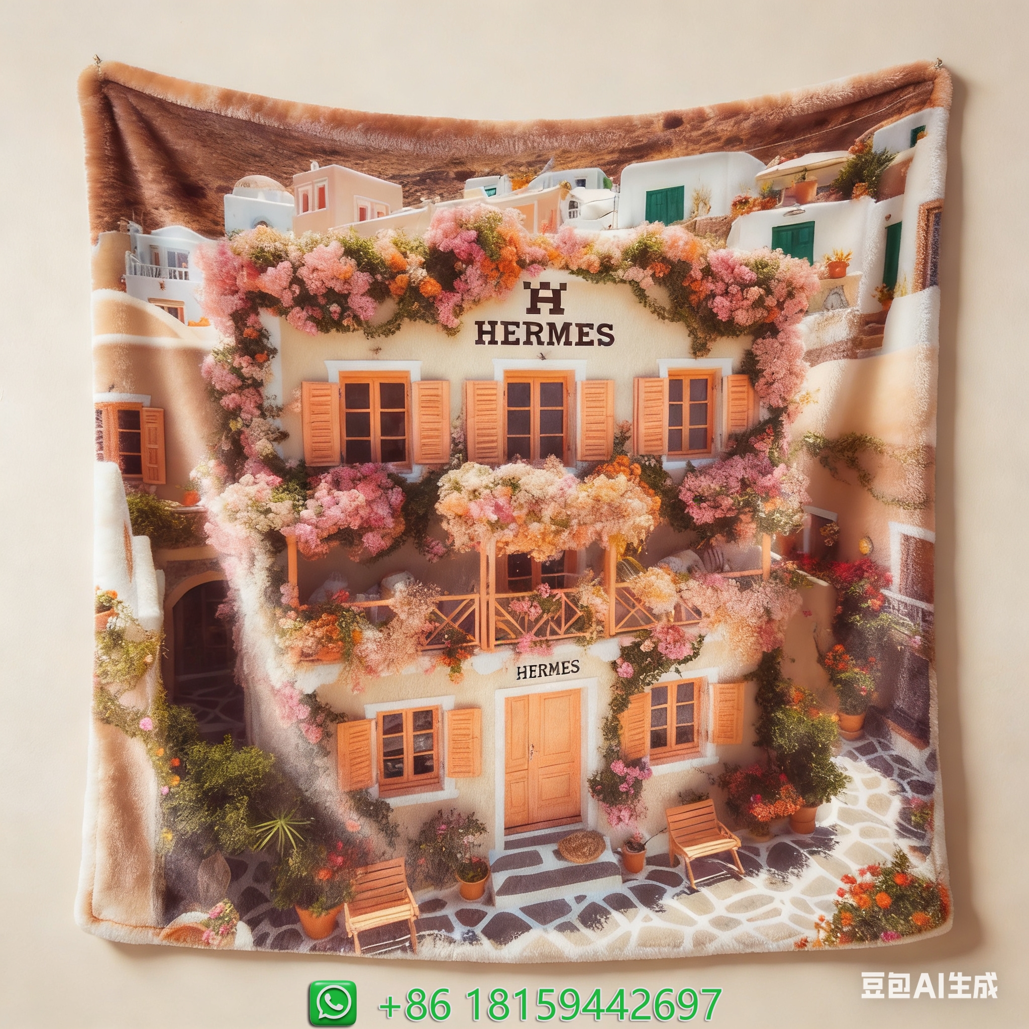 Hermes Throw Blankets